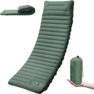 Extra Thick 4 Inch Camping SleepingPad Outdoor Camping Self-Inflating Mats Spliceable Hiking Fishing Sleeping Pad