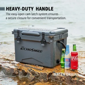 25-75 Quart Rotomolded Cooler, Heavy-Duty Ice Retention for Camping & Tailgating, Holds 85 Cans